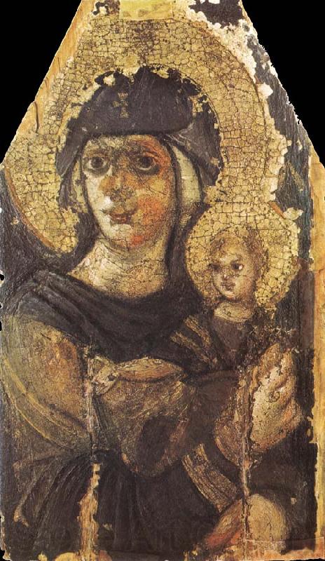 unknow artist Our Lady with Child Norge oil painting art